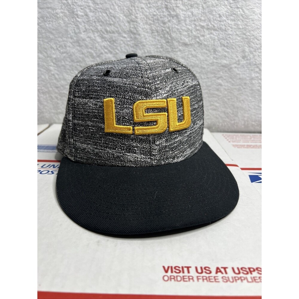 LSU Tigers Louisiana State Tigers Hat Cap Nike True Gray Gold Snapback SEC